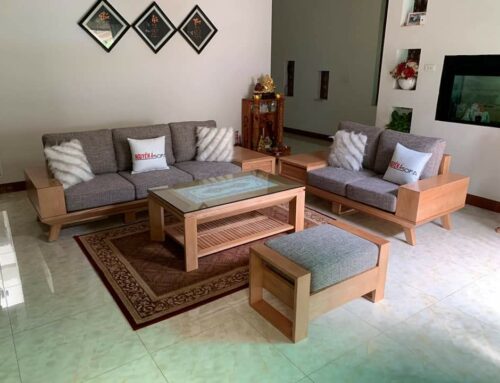Sofa gỗ tự nhiên tại Sofa Nguyên Á – Sofa Vũng Tàu